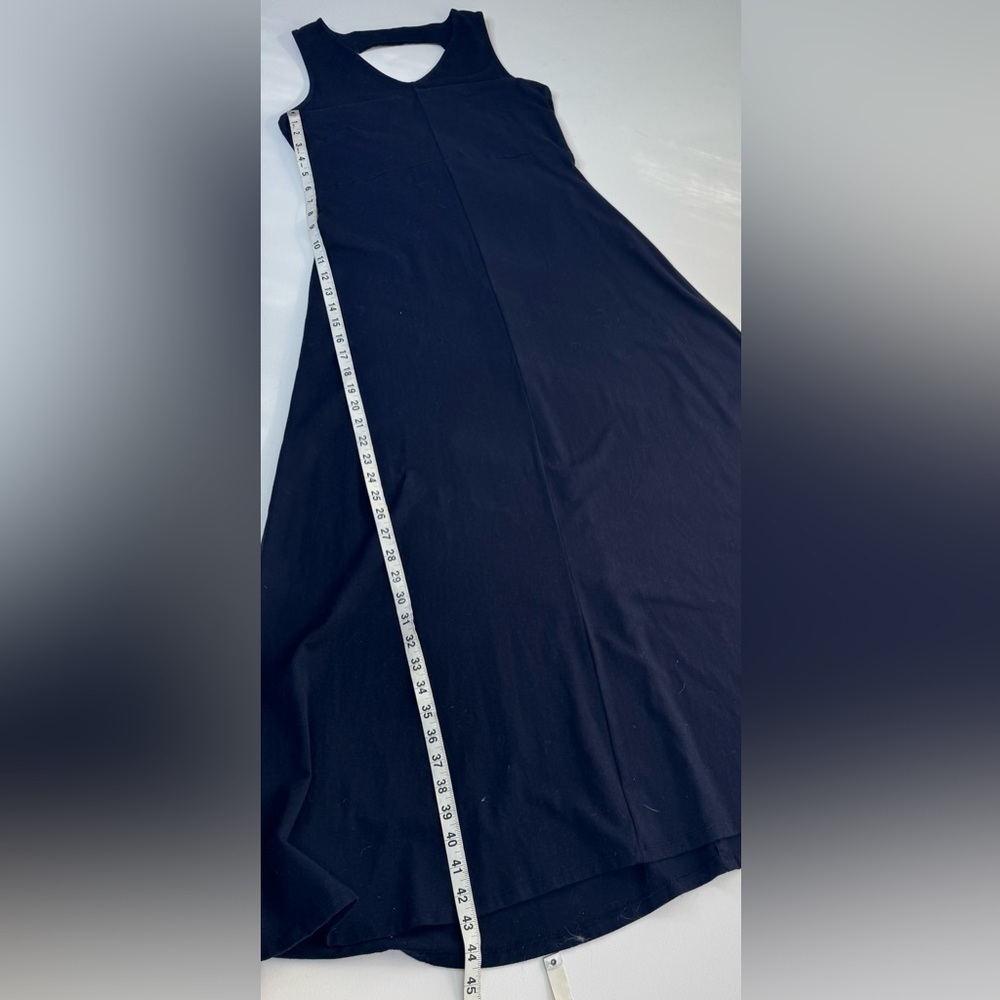 Talbots Open Back Jersey Sleeveless Knit Maxi Dress Small - Picture 6 of 10